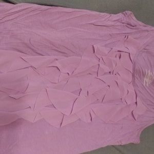 Lilac ruffled top